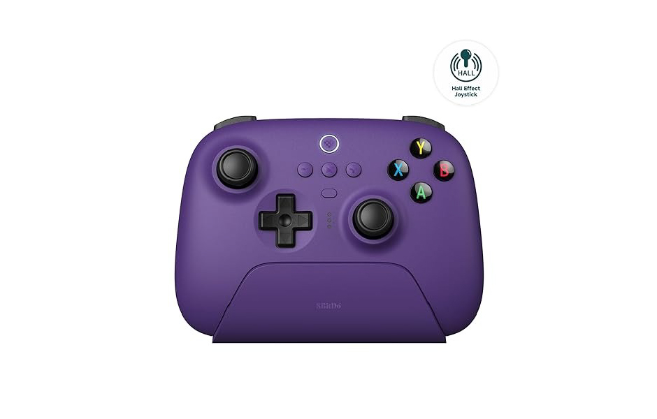 8BitDo 2.4G Ultimate Wireless Controller with Charging Dock - Purple (Hall Effect)